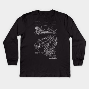 Go kart Patent, karting vehicle 1961 Kids Long Sleeve T-Shirt